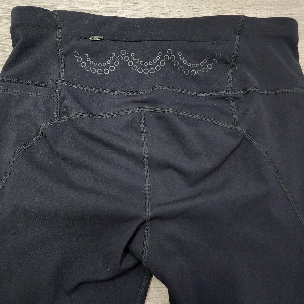 SWEATY BETTY Power Laser Cut Black Workout 7/8 Leggings Small - Picture 6 of 8